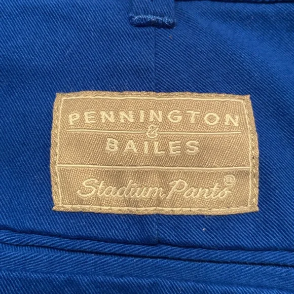 Brand New Pennington & Bailes Royal Blue Stadium Pants…size 38W - Picture 5 of 6